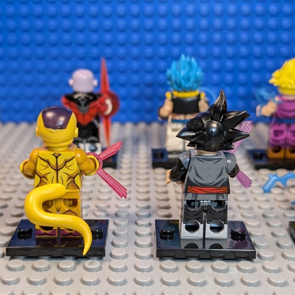 8 Minifigures- Dragon Ball Z Anime Building Block Toy Action Figures Goku Super - Picture 6 of 10